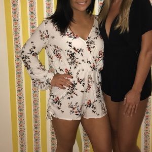 Kendall and Kylie floral romper